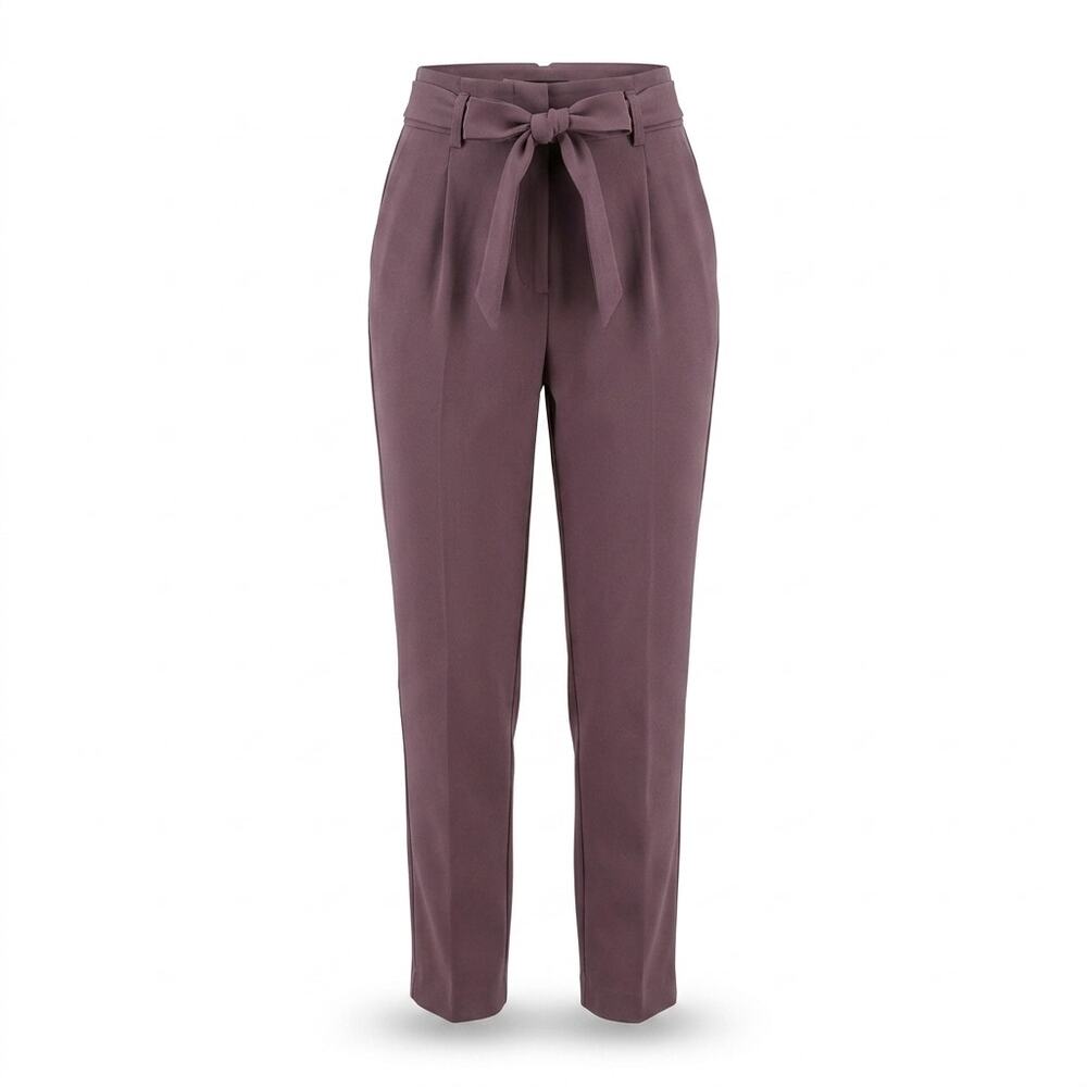Express Purple High Waist Tapered Dress Pants Women Size 4R